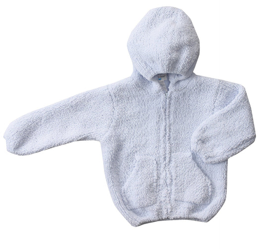 Light Blue Chenille Hoodie in Size 18/24M