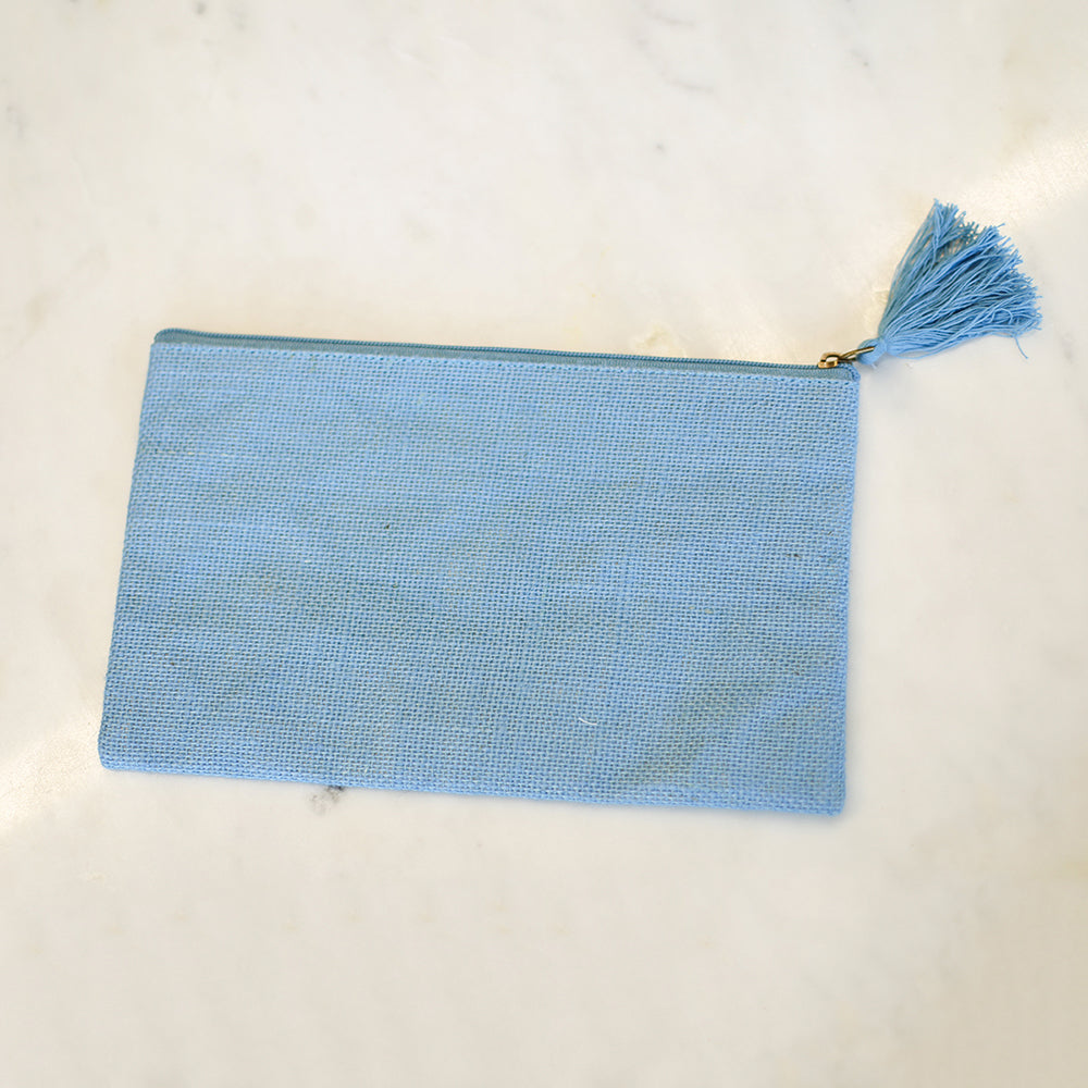 Jute Cosmetic Bag