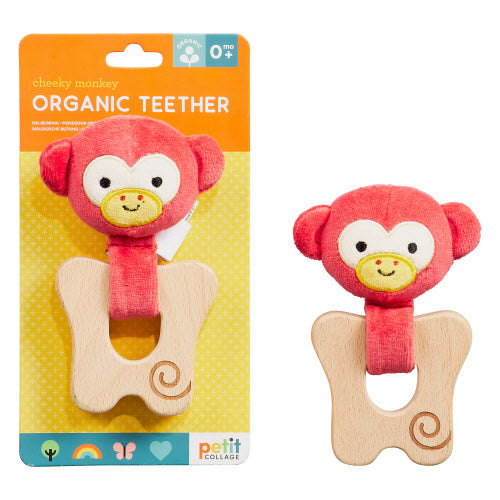 Organic Teether Cheeky Monkey