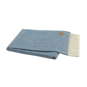 Italian Herringbone Throws in Lake