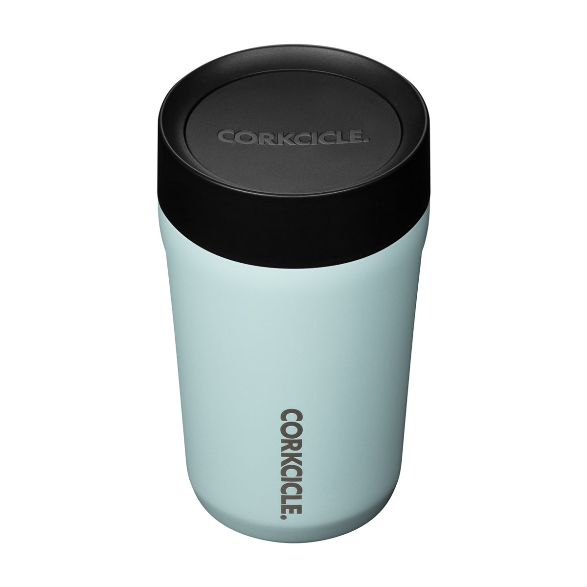 Corkcicle Insulated Wine Tumbler with 1 Count (Pack of 1), Gloss Powder Blue